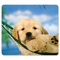 Fellowes Mouse Pad, Nonskid Base, 7.5x9", Puppy FEL5913901
